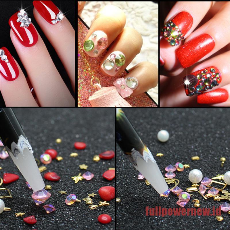 Pen Dotting Untuk Mengambil Berlian Imitasi Nail Art