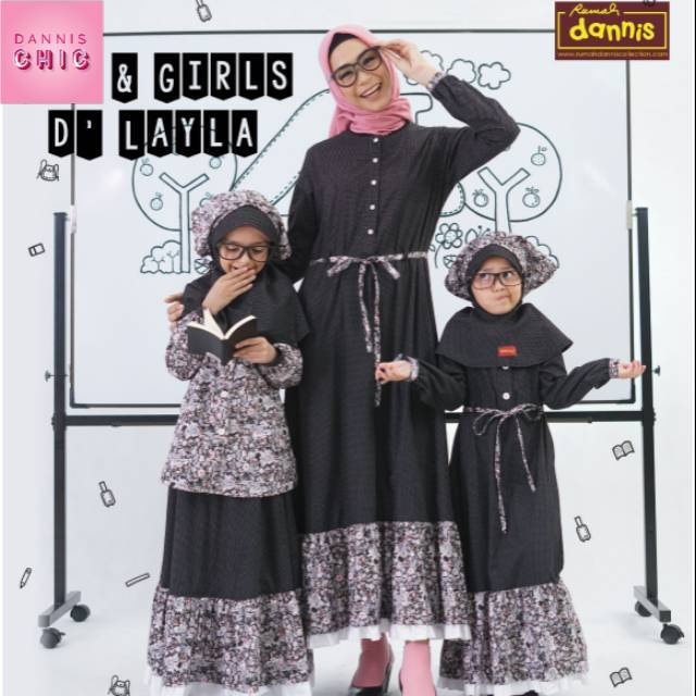 Abaya Gamis Dewasa D'Layla by Rumah Dannis