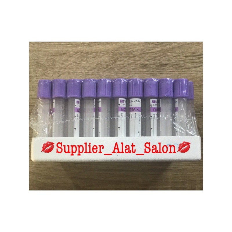 GP Vacuum Vacutainer Tube EDTA K3 PET 16x100 pcs Tabung Darah Edta vacum blood collection