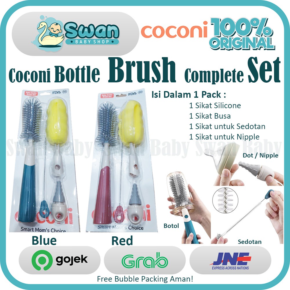 Coconi Baby Bottle Brush Complete Set