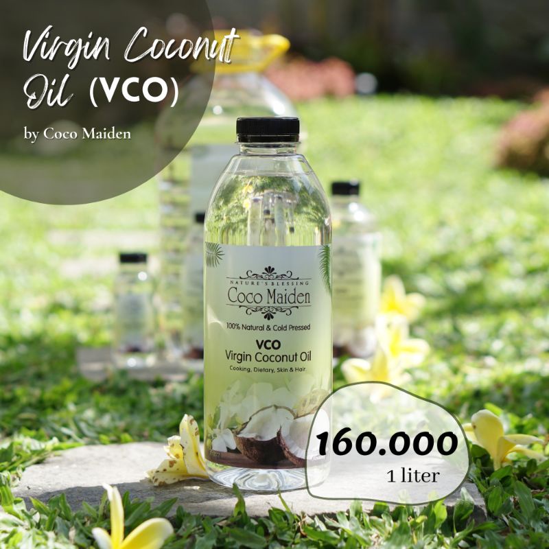 

Virgin Coconut Oil (Cold-pressed) 1000ML – Minyak Kelapa Murni 100% Homemade Original