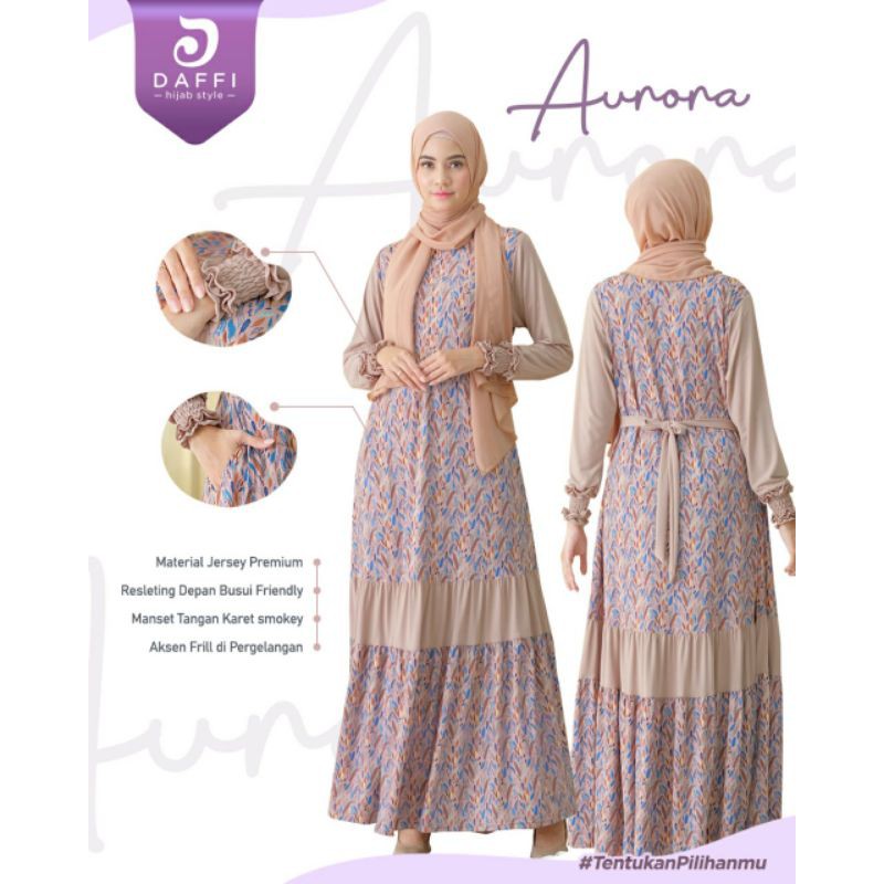 New series Gamis jersey AURORA ori daffi