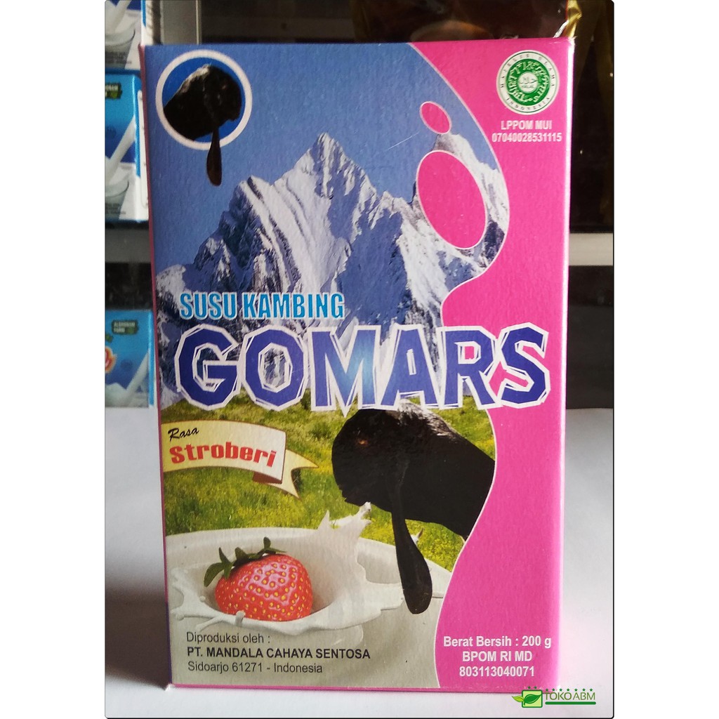 

Susu Kambing Etawa GOMARS Rasa Strowbery
