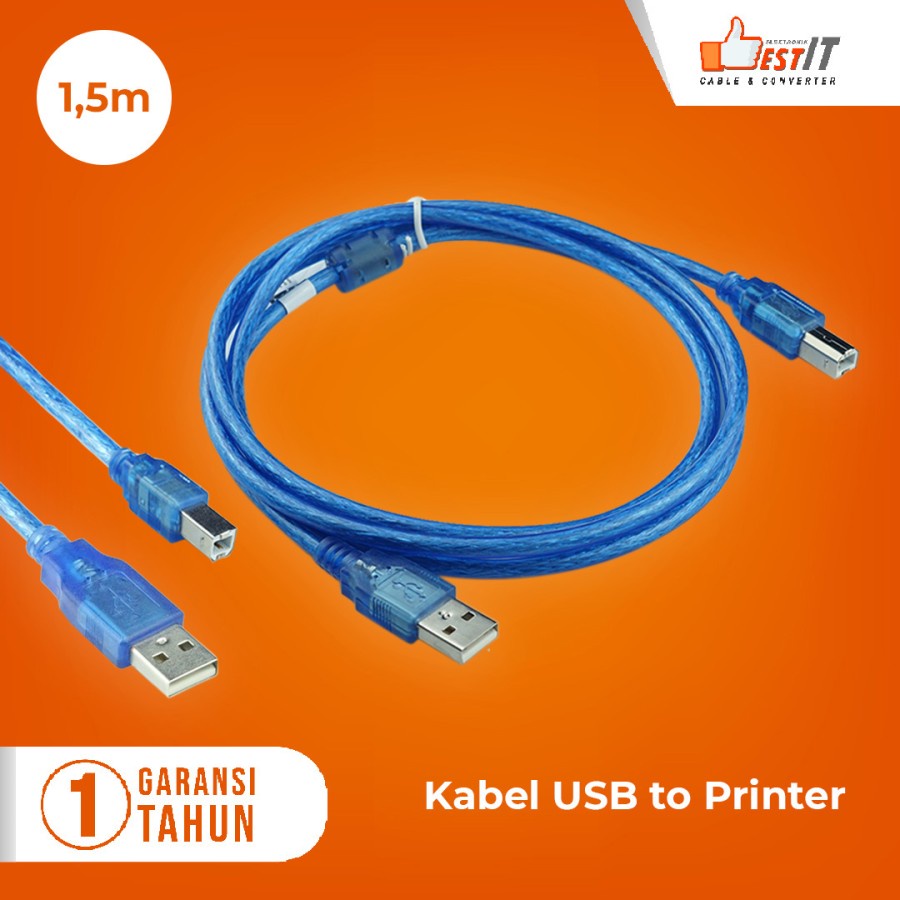 Kabel Printer USB 2.0 panjang 1.5 meter NYK