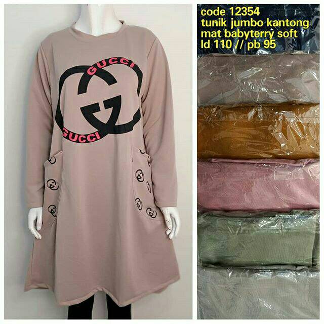 Tunik grosir 1 seri isi 6 pcs ( 37 x 6 )