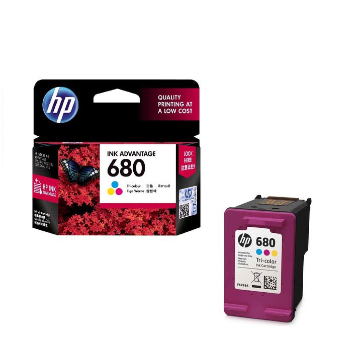 HP CARTRIDGE 680 3 WARNA Original