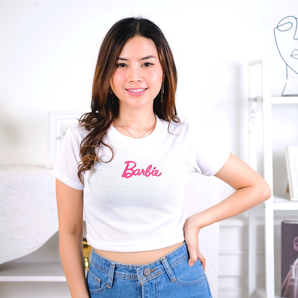 AFI - EC - Kaos Barbie Crop Top (LD 88, P 40)