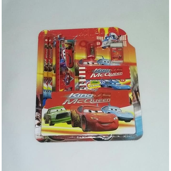 

HARGA GROSIR !!! STATIONERY SET / PAKET ALAT TULIS SET MEMO - CARS PP301