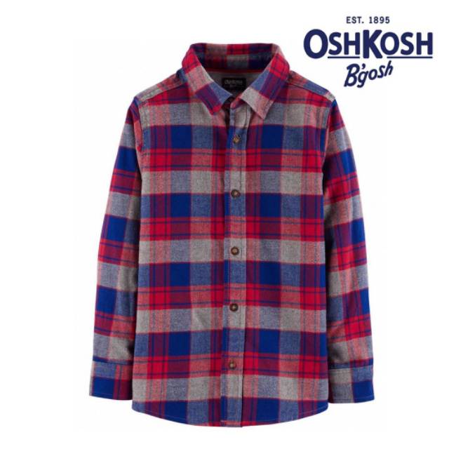 Kemeja Oshkosh Original sisa Export 4y
