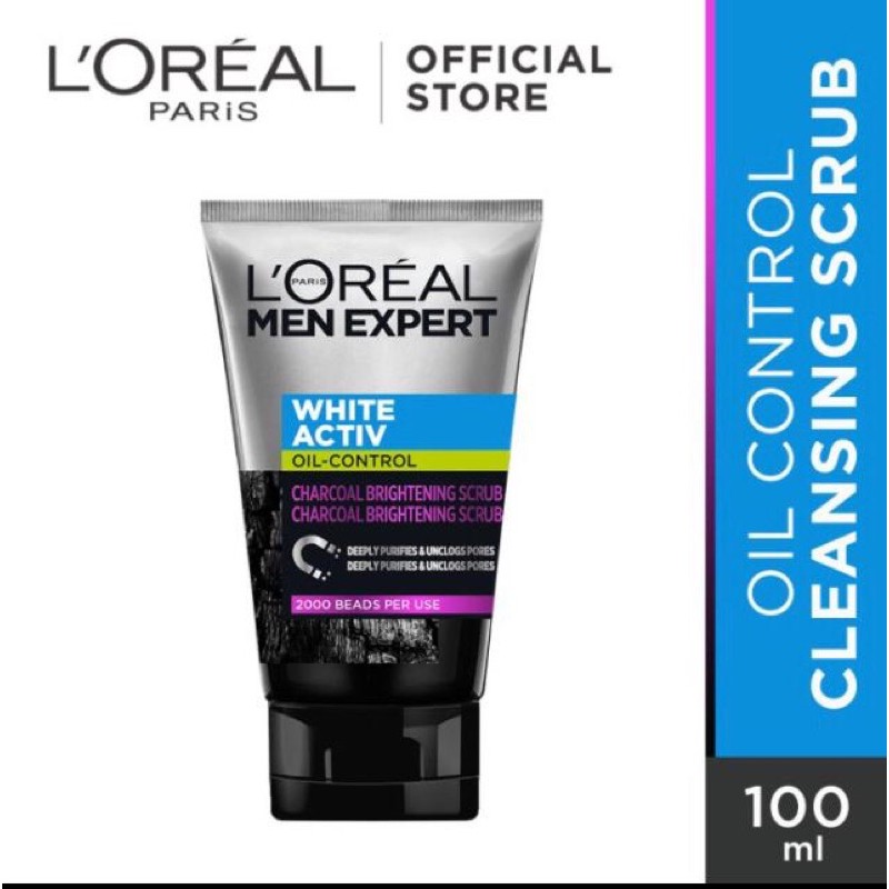 Loreal men expert cleansing foam white active