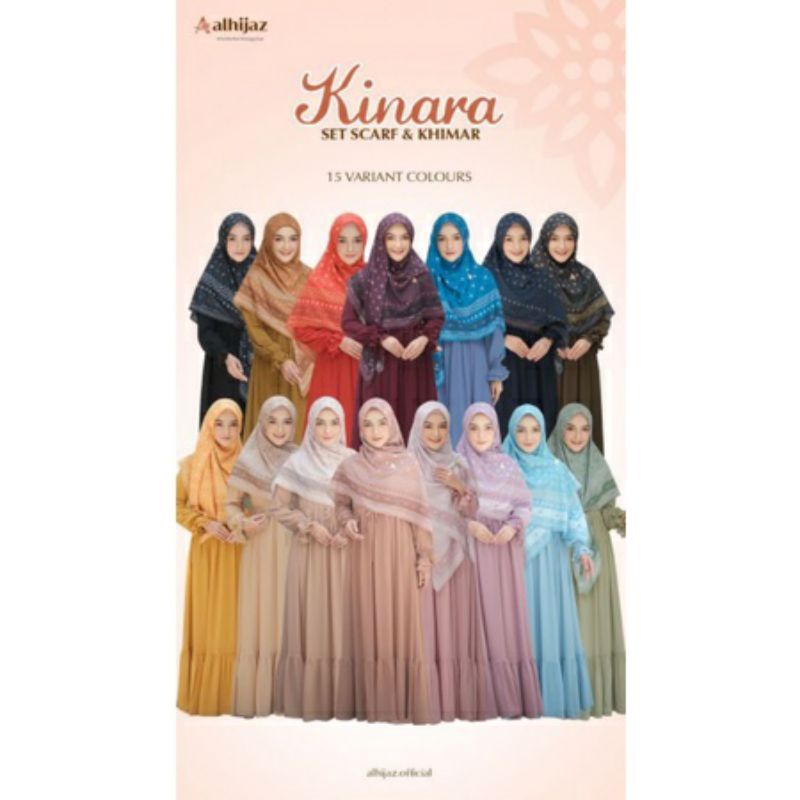 Kinara set scarf by alhijaz