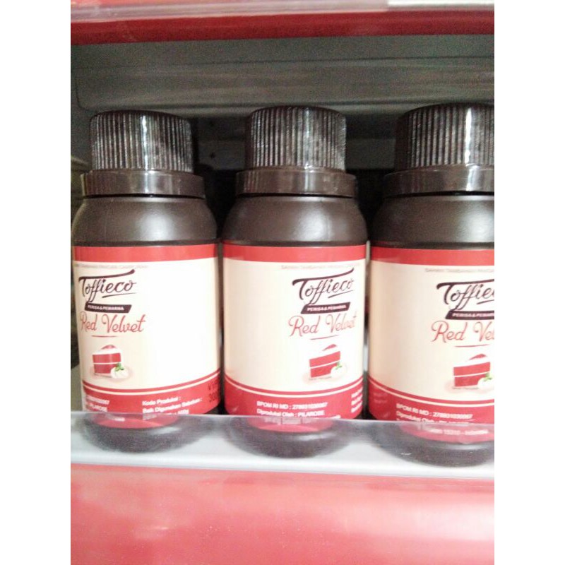 

toffeico perisa dan pewarna red velvet 100 gr