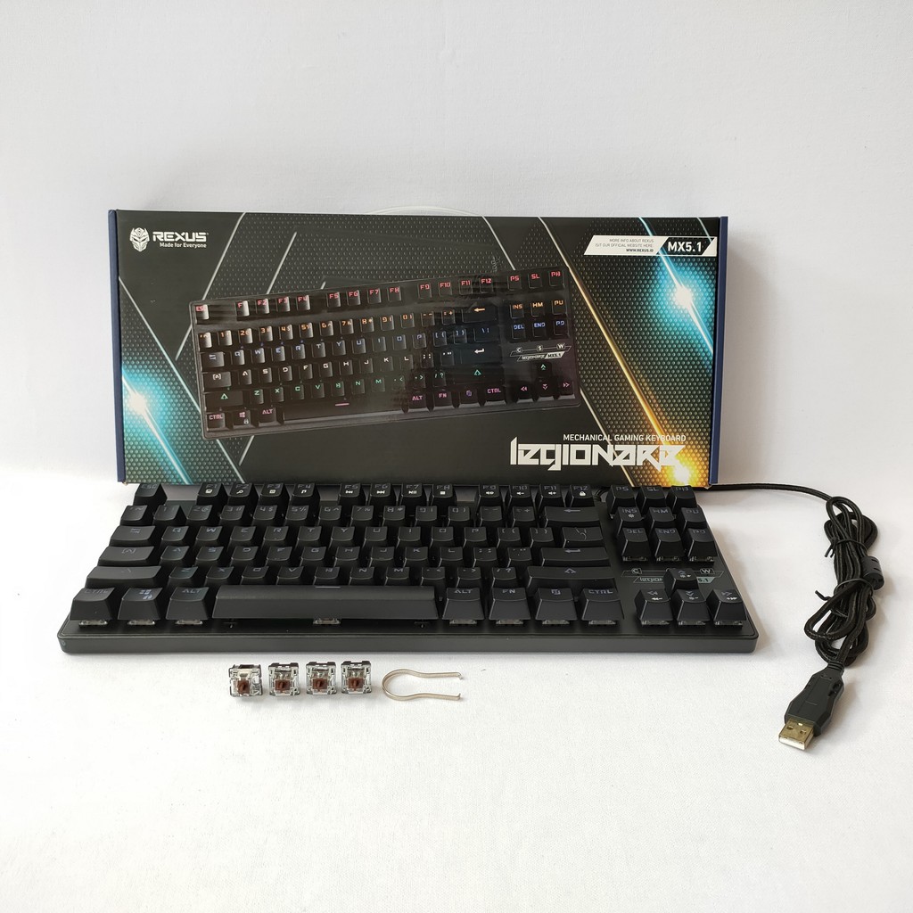 Rexus Mechanical Gaming TKL Keyboard - MX5.1