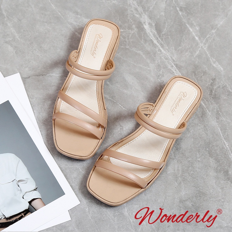 Sepatu Korea Jelly Wedges Wanita | Sandal Slop Wedges Jelly Karet Wonderly | Sandal Jelly Import Tawana | 713-1