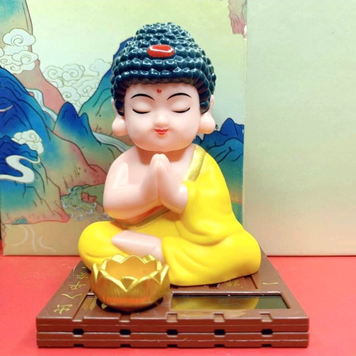 Pajangan Budha Goyang Dekorasi Patung Budhist Kado Bday Murah Lucu