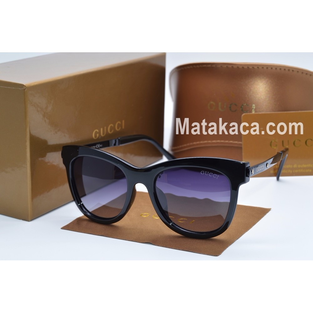 Kacamata Sunglass Gucci 2099 Hitam