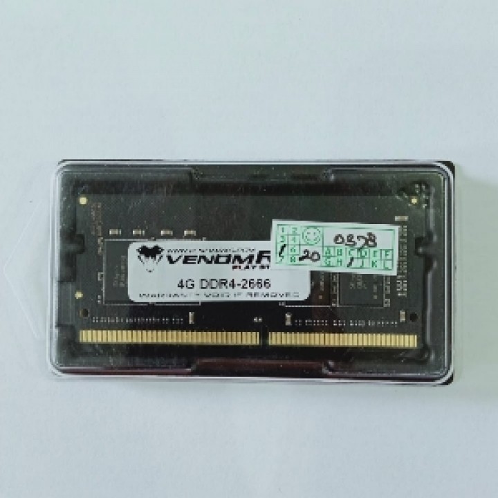 RAM VENOM 4GB DDR4 LAPTOP