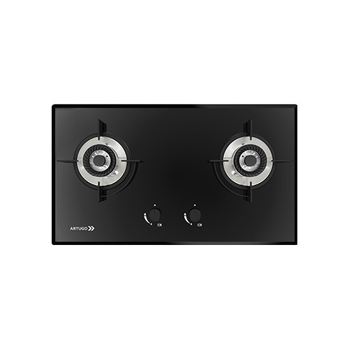 Artugo Built In Glass Gas Hob/Kompor Tanam AH 2727 NB Panjang 75 cm