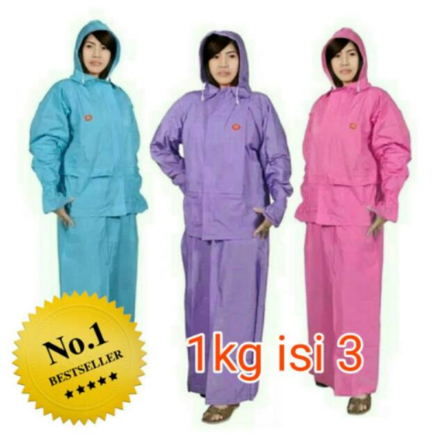 [FREE ONGKIR] jas hujan SHE ROK+JAKET