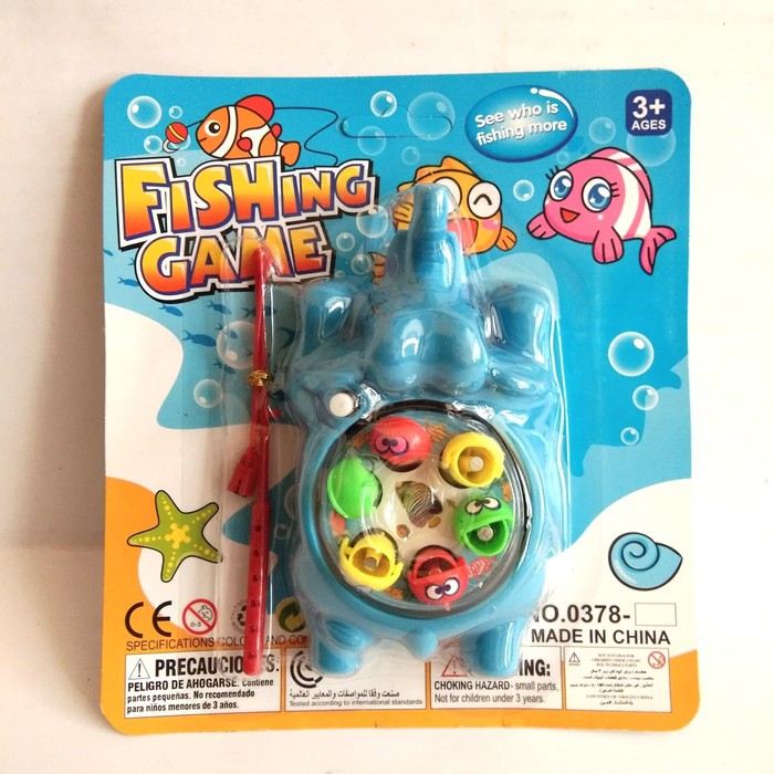 Mainan Anak Pancingan Ikan Putar Fun Magnetic Fishing Game Kail Pancing Memancing