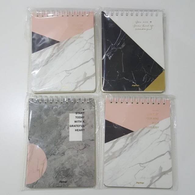 

stay positive spiral ruled notepad a6