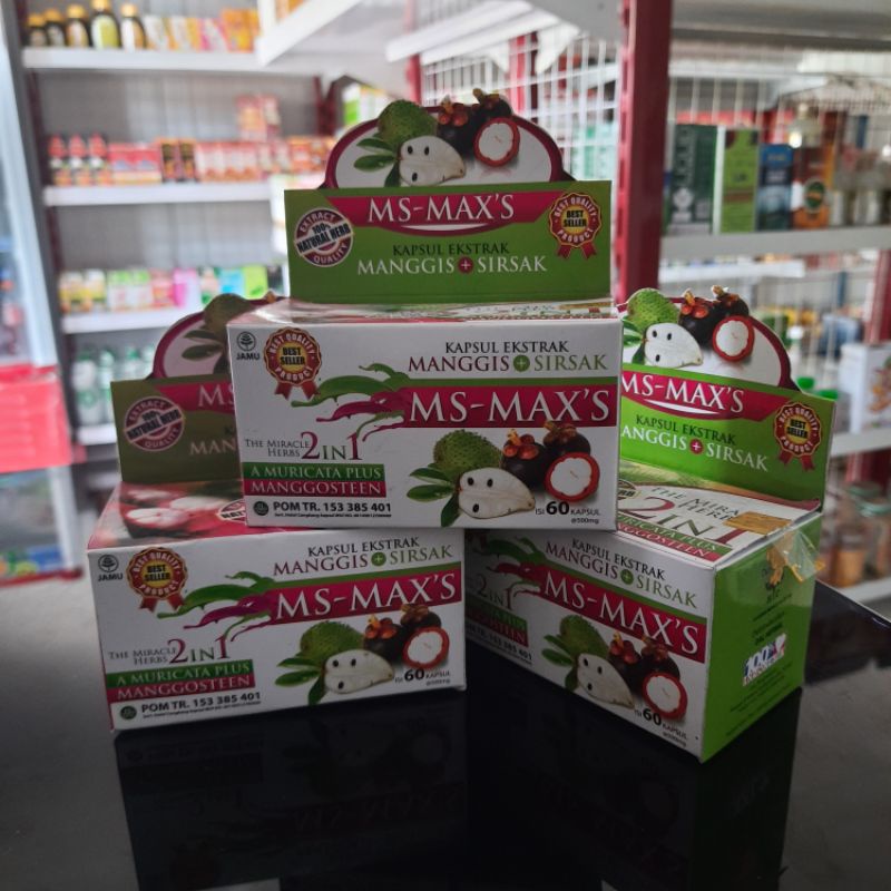 

Kapsul manggis plus daun sirsak MS-MAX'S Herbal