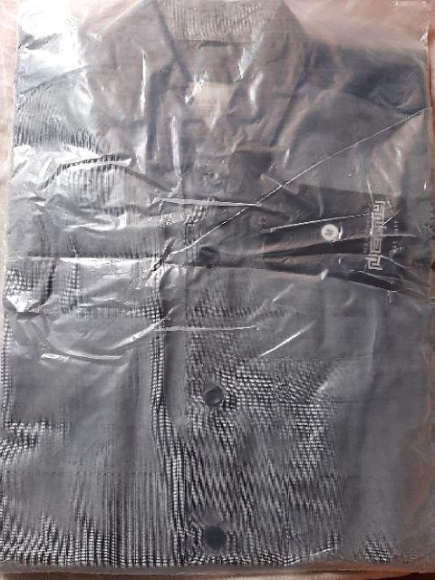 Dgm Kemeja Pria Shanghai Polos Cigarette Panjang Navy 1018