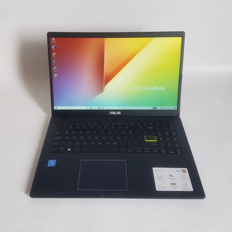 Laptop Asus E510 Intel N4020, Ram 4GB, SSD 128GB, Layar Full HD, Keyboard Backlit