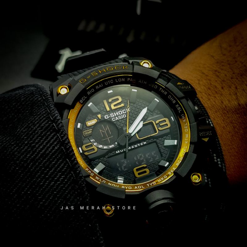 Jam Tangan Pria G Shock Gold GWG X Maternal Ds Custom Include Bonus [Limited Edition]