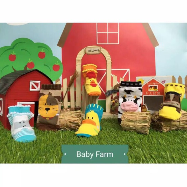 Happy Baby FARM 6-12m / Kaos kaki bayi