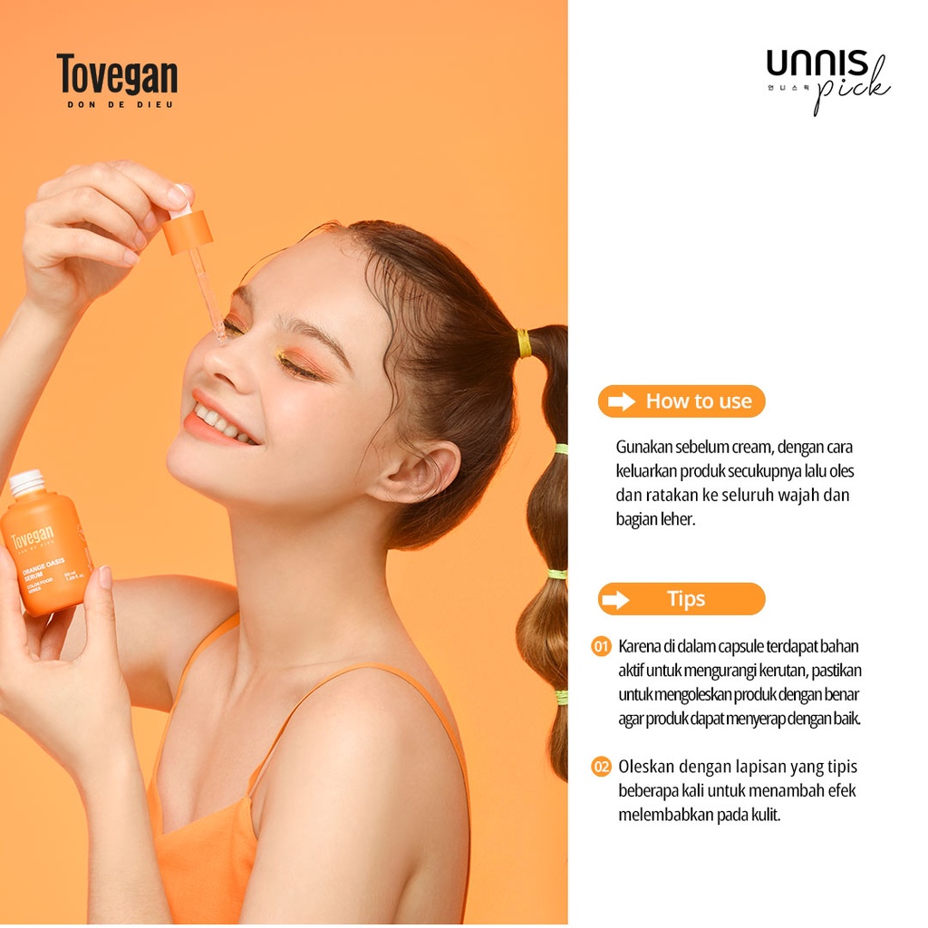 TOVEGAN - Colorfood Series Orange Oasis Serum 50ML