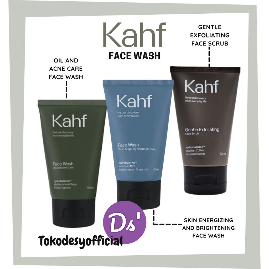 Jual Kahf Sabun Cuci Muka KAHF Face Wash 100 ml Shopee Indonesia