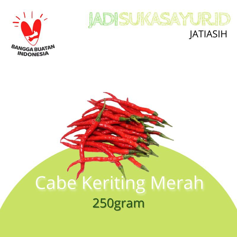

Cabai Merah Keriting 250gram - Sayuran Segar Bekasi