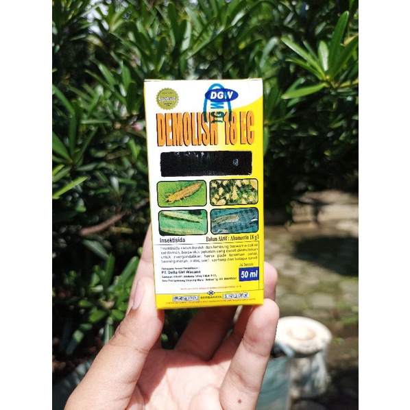INSEKTISIDA OBAT HAMA DEMOLISH 50ml BAHAN AKTIF ABAMECTIN ABAMEKTIN