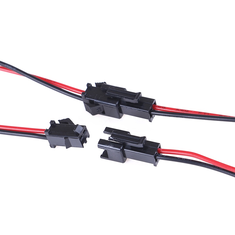{LUCKID}10pairs/Set 2Pin 10cm Connector Plug Wire Cable 10 Female+10 Male