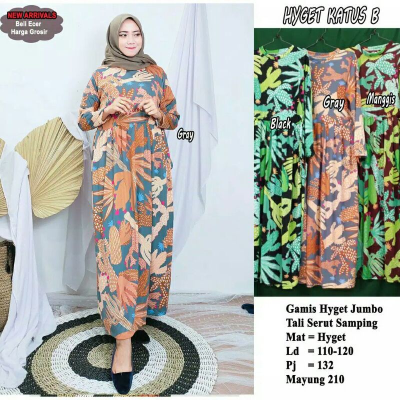 Gamis Hyget KATUS / Tali Serut Samping