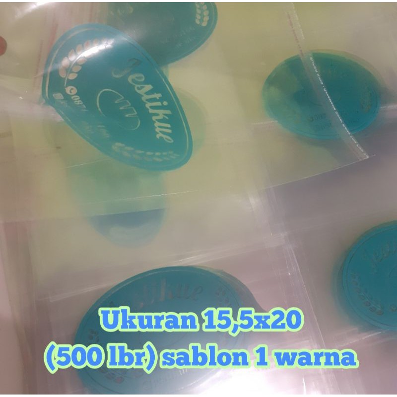 

Sablon plastik opp 15,5x20 0,5/30 micron (500lbr) sablon 1 warna