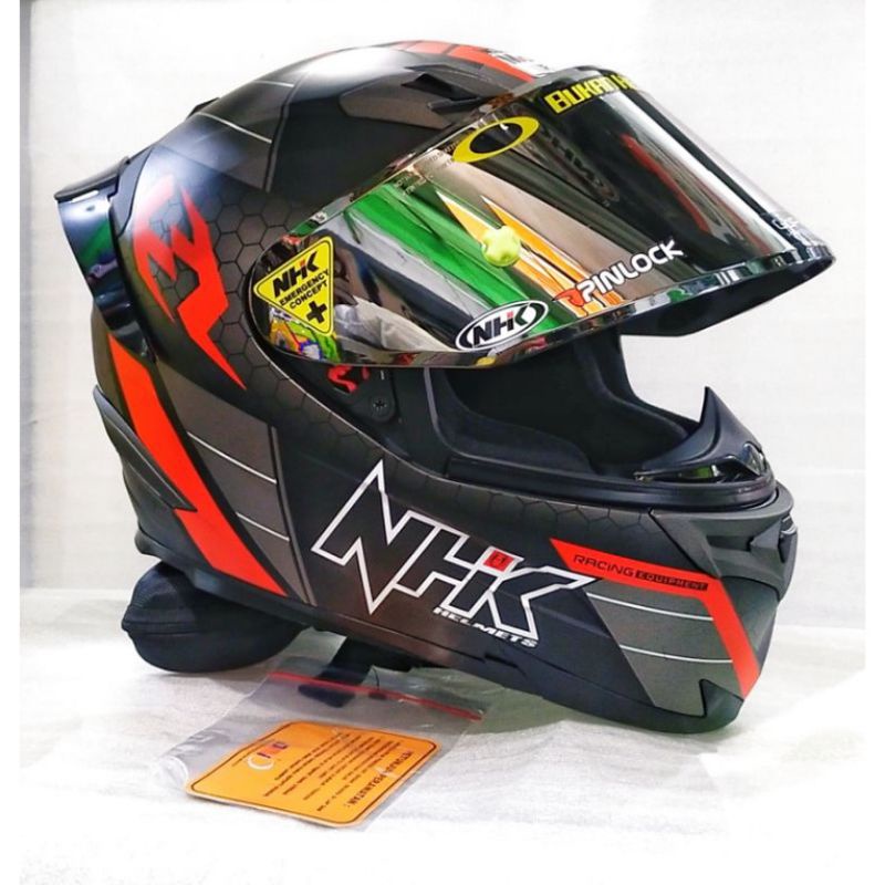 NHK HELM RX9 MOTIF NAVY BLACK RED DOFF PAKET GANTENG