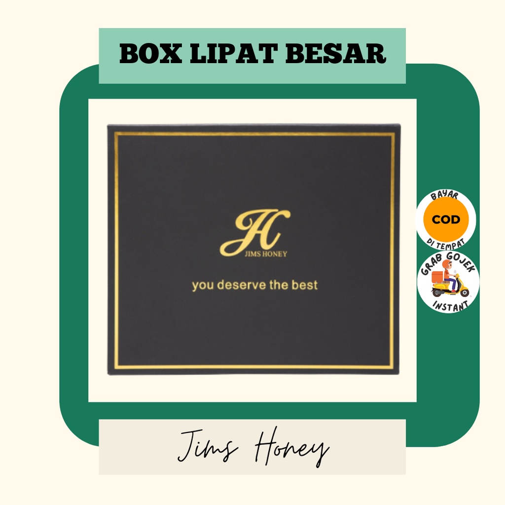 BOX LIPAT JIMS HONEY BESAR DAN KECIL