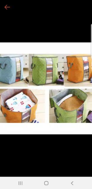 Storage Box Model Tinggi Tempat Pakaian Anti Apek Bahan Dari Serat Bambu !!!