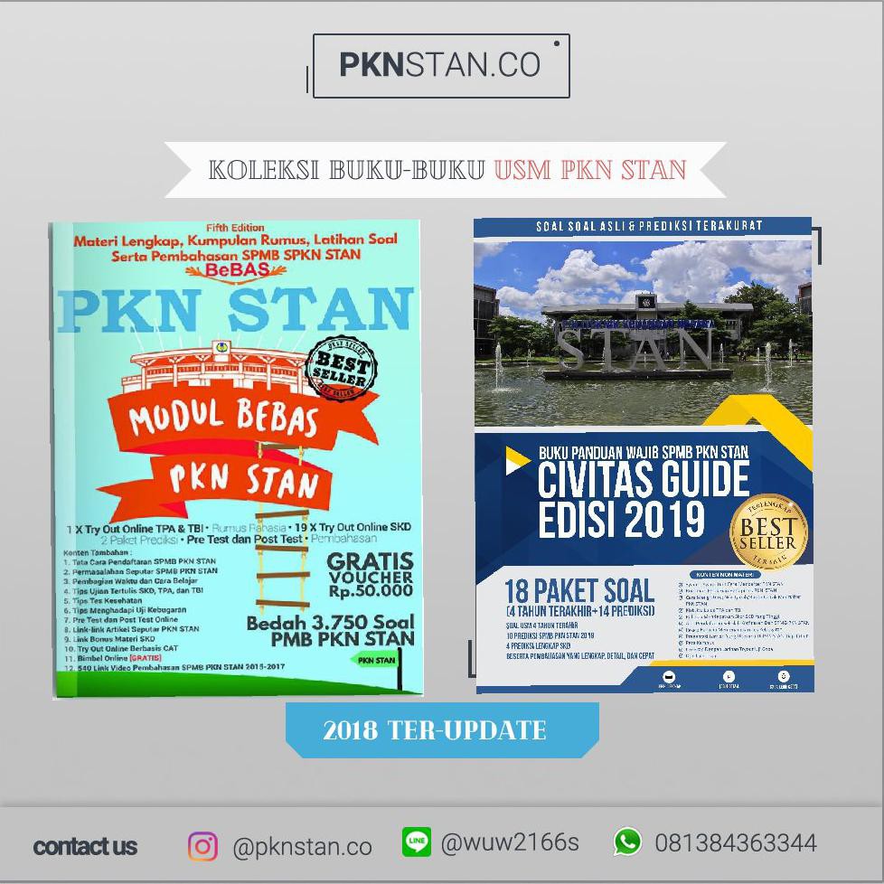 Paling Murah Buku Usm Pkn Stan 2018 - Modul Bebas Dan Civitas