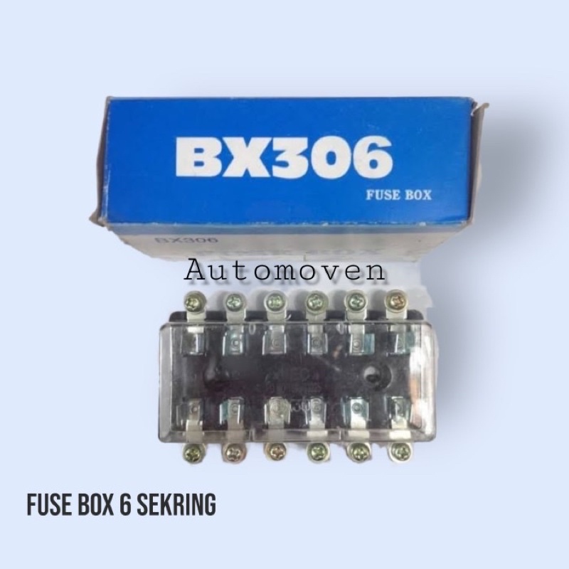 RUMAH FUSE BOX SEKRING TABUNG ISI 6 8 10 TERMINAL (SAMA HARGA SEMUA)