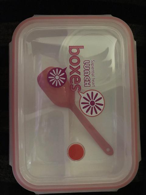 Yooyee Sekat 4 Sup Lunch Box Sekat 4 Sup Yooyee 415 + 5 Pcs Sponge Spon S1