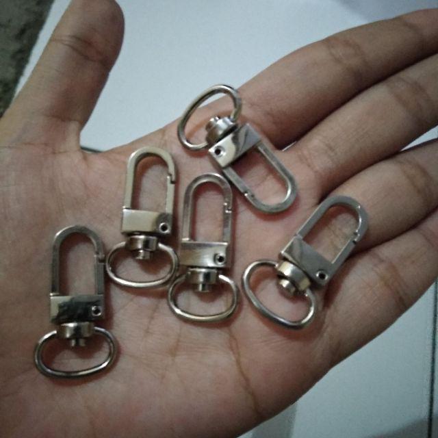 (1pc) Kait Model Gembok 1,2cm Nikel Tebal