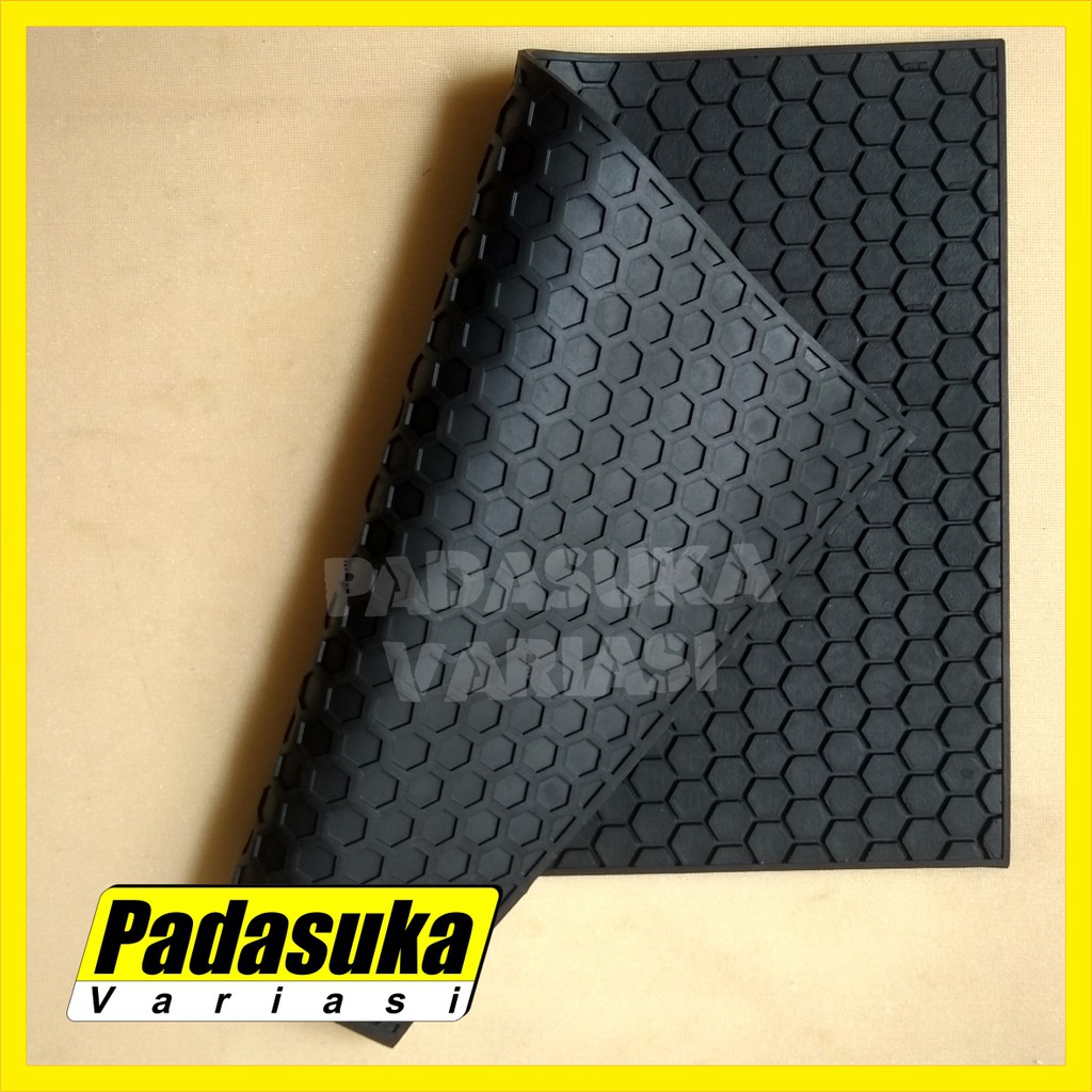 Keset Karet Kaki Anti Slip Kamar Mandi Murah Hexagonal Outdoor 55x42cm