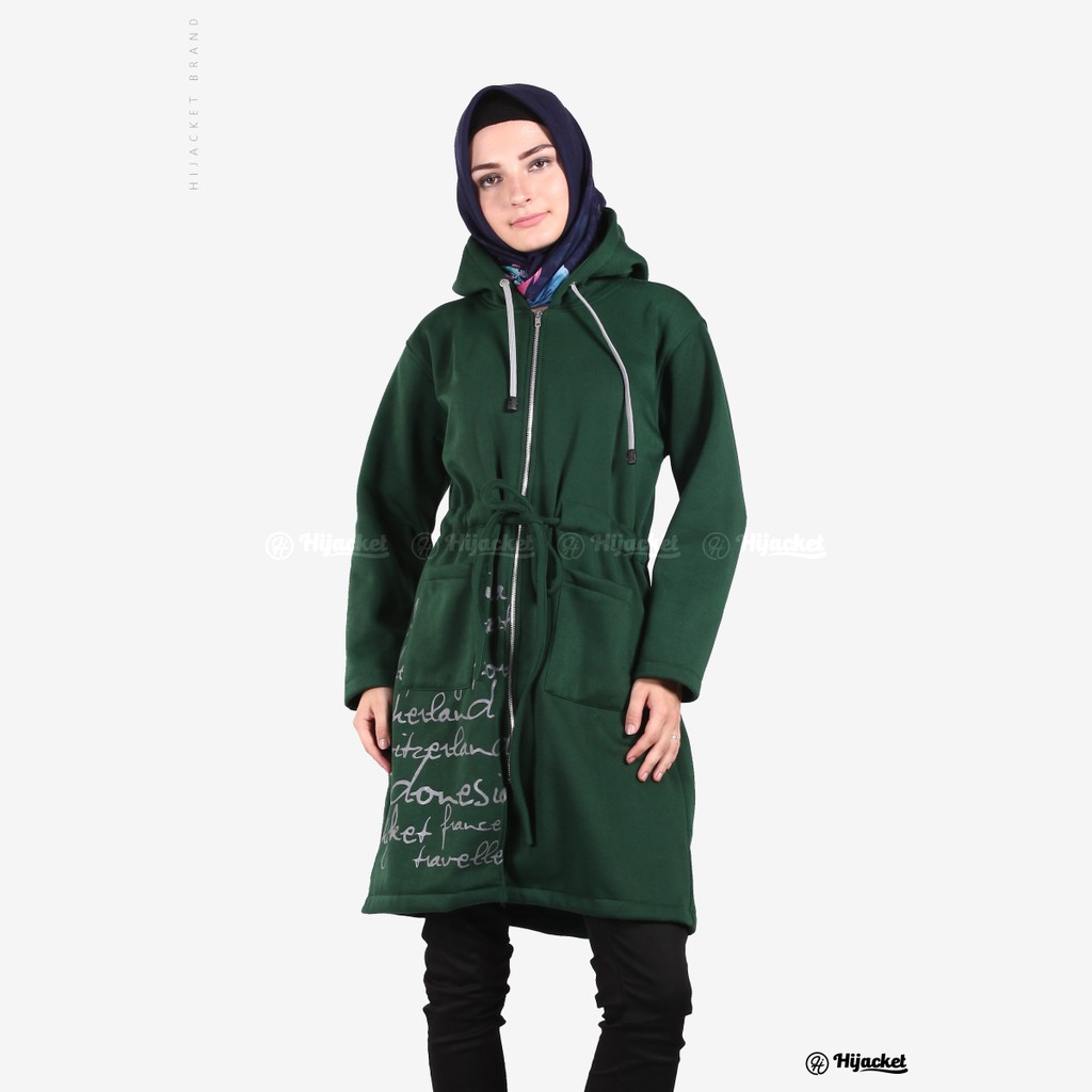 Hijacket Urbanashion Series Origilal Jaket Hijabers Bahan Premium Fleece yang 