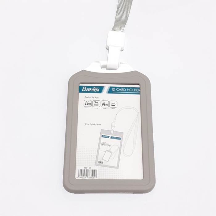

Bergaransi Bantex Id Card 2 Sisi Lanyard Portrait #8881 Hot Sale