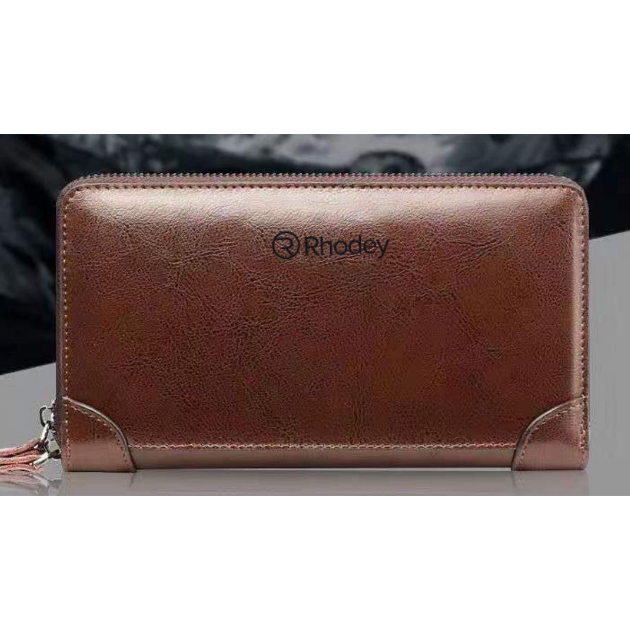 [KULIT PREMIUM] Dompet Panjang Kulit Import Unisex Clutch Theft Password Model Panjang - A0113