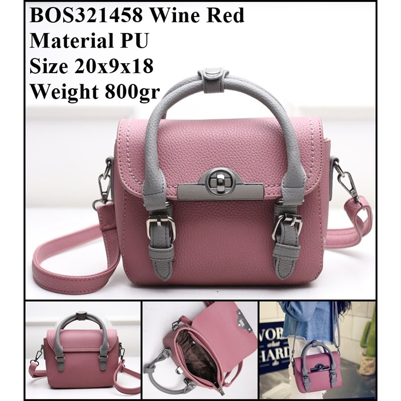 Bag Fashion Import 854123 Wine Red