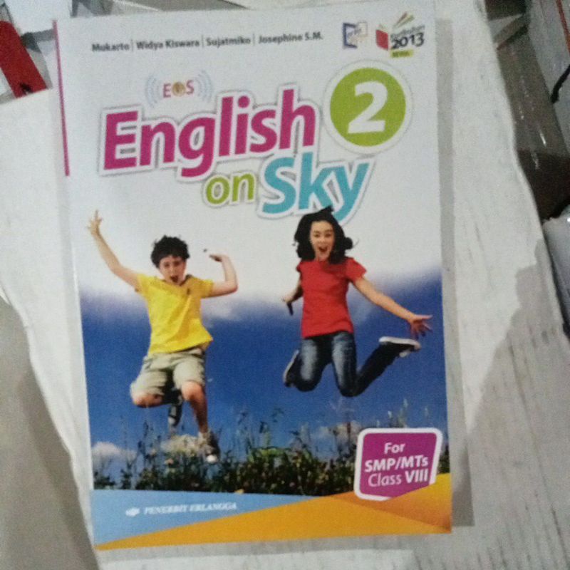 buku bahasa Inggris English on sky kelas 8 SMP Erlangga